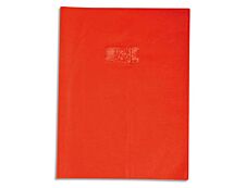 Calligraphe - Protège cahier sans rabat - A4 (21x29,7 cm) - grain losange - rouge