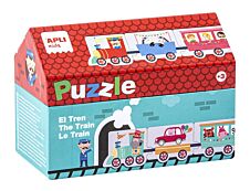 Apli Kids - Puzzle maisonnette - le train