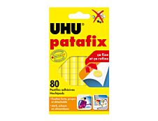 UHU Patafix - 80 pastilles adhésives - jaune - non permanent