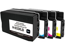Cartouche compatible HP 932XL/933XL - pack de 4 - noir, cyan, magenta, jaune - UPrint H.932/933XL 