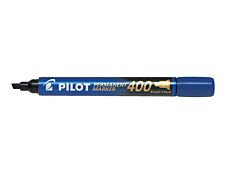 Pilot 400 - Marqueur permanent - pointe biseau large - bleu