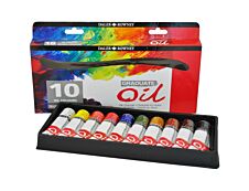 Daler-Rowney Graduate - 10 tubes peinture à l'huile - couleurs assorties - 38 ml