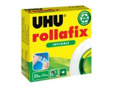 UHU Rollafix - Ruban adhésif invisible - 19 mm x 33 m