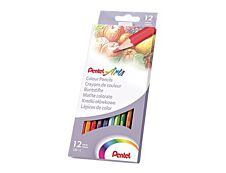 Pentel - 12 Crayons de couleur