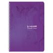 Calligraphe 7000 - Cahier reliure intégrale 21 x 29.7 cm - 100 pages - grands carreaux (Seyes) - violet
