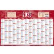3592930026535-Calendrier bancaire année civile BOUCHUT "228 Rouge" 43 x 65 cm coloris rouge 70 %-P_22811_1-0