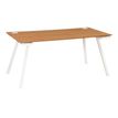 Table d'appoint - SUNDAY - noyer - L 120 cm - pieds trapèze