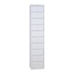 0000012200481-Colonne à clapets - L41 x H198 x P35 - 10 clapets - gris clair-P_1220048_1-0