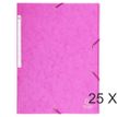 3130632171087-Exacompta - 25 Chemises à rabats maxi capacity - rose--0