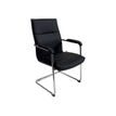 3700339881314-Chaise MTGA-19 - lot de 2 - avec accoudoirs - noir-Angle gauche-1