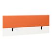 Écran de séparation pour bureau SUNDAY - L160 x H60 - tissu mandarine