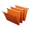 4002030021570-Fast Standard - 25 Dossiers suspendus pour tiroirs - orange - fond V-Angle droit-0