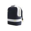 Nava Easy Break Square - Sac à dos pour ordinateur portable 13,3" avec poche RFID - bleu nuit/gris/lime