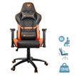 4715302440459-Fauteuil gamer Armor One - accoudoirs réglables - appui-tête intégré - noir et orange-P_400001309_1-0