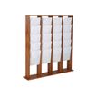 3660412028411-Promocome - Présentoir sol pour journaux - format 4 x 5A4 - bois clair-P_400001426_1-0