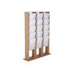 3660412028442-Promocome - Présentoir de journaux de sol - 3 x 5 compartiments A4 - bois foncé-P_400001429_1-0