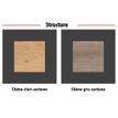 3253310169968-Box acoustique IN'TEAM - L210 x H 150 x P170 cm - 6 places avec table - structure chêne clair et -P_400001892_3-2
