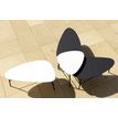3660141226249-Table basse LAZY - L60,5 x P50 x H45 cm - pieds acier noir - plateau noir-P_400001939_3-2