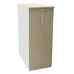 3253310170889-Caisson TOWER - L44 x H114 x P80 cm - 3 tablettes + 1 support DS réglable - structure blanc perle - dessu-P_400002626_1-0