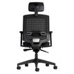 3760388580255-Fauteuil de bureau MALICE avec têtière - accoudoirs réglables - noir-P_400007038_2-1