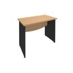 3253310104877-Bureau droit DUAL - L80 - Pieds Anthracite - plateau imitation Hêtre-P_400008955_1-0