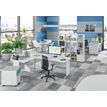 3253310105041-Bureau droit DUAL - L120 - Pieds Alu - plateau imitation Hêtre-P_400008975_3-1