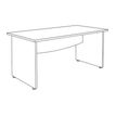3253310105041-Bureau droit DUAL - L120 - Pieds Alu - plateau imitation Hêtre-P_400008975_7-5