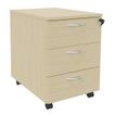 3253310175730-Caisson mobile IDRA/DUAL - L43 x H56 x P60 cm - 3 Tiroirs - Imitation Erable-P_400009131_1-0