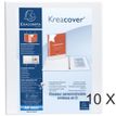 3130638518268-Exacompta Kreacover - 10 Classeurs 2 anneaux personnalisable - Dos 47 mm - A4 Maxi - blanc-P_400010464_1-0