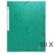 Exacompta Scotten - 50 Chemises à 3 rabats - A4 - vert