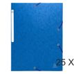 Exacompta Scotten - 25 Chemises à 3 rabats - A4 - bleu