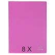 Exacompta Opak - 8 Porte vues - 200 vues - A4 - rose