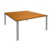 0404000121879-Bureau Bench IRIS - L160 cm - Plan de départ - Pieds aluminium - plateau imitation Merisi-P_400012187_1-0
