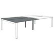 0404000122043-Bureau Bench IRIS - L120 cm - Plan suivant - Pieds blanc - plateau imitation Chêne clair-P_400012204_7-3