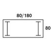 0404000123064-Bureau droit LOFTER - L180 cm - Plateau imitation Merisier - pied Carbone-P_400012306_2-1