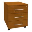 0404000124313-Caisson mobile IRIS - L43 x H56 x P60 cm - 3 tiroirs - imitation Merisier-P_400012431_1-0