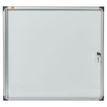 Nobo - Vitrine d'intérieur extra plate - 6 feuilles A4 - surface magnetique - porte battante - 68 x 72,5 x 2,5 cm