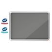 Nobo - Vitrine d'affichage - 8 feuilles A4 - surface en feutre gris - porte battante - 92,3 x 66,7 x 4,3 cm