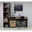 3483601088849-Bibliothèque ARCADE -  L60 x H182 x P45 - 4 étagères - chêne/anthracite-P_400013552_3-2