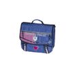 3661507523507-Cartable HARRY POTTER Poudlard 38 cm - 2 compartiments - bleu - Kid'Abord--0