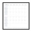 3371010460786-Agenda Smooth Plan Month - 1 mois sur 2 pages - 8,8 x 17 cm - Flowers - Quo Vadis--1
