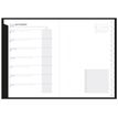 3371010460571-Agenda Billy Plan Note - 1 page hebdo/1 page de notes - 15 x 21 cm - amande - Quo Vadis--1
