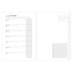 3371010460595-Agenda Billy Plan Note - 1 page hebdo/1 page de notes - 15 x 21 cm - blush - Quo Vadis--1