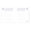 3371010460557-Agenda Billy Plan Day - 1 jour par page - 16 x 16 cm - bleu lavande - Quo Vadis--1
