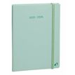 3371010461127-Agenda à élastique Pastel - 1 page hebdo/1 page de notes - 16 mois - 15 x 21 cm - vert - Quo Vadis--0