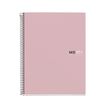 8422593465882-THE ORIGINAL NOTEBOOK, couverture rigide, A5, quadrillage 5x5 mm, 80 feuilles de 1 couleur, Miquelrius,--0