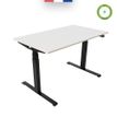 3760350281203-Bureau électrique UGO - L140x80cm - pieds noirs - plateau blanc laqué-P_405113029_2-1