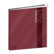 My Agenda avec poche Zip - 1 semaine sur 2 pages - 16 x 16 cm - vert/rouge - Quo Vadis
