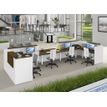 3253310368262-Banque d'accueil Module intermédiaire PMR OLA - L140 x H72,5 x P115 cm - structure blanc -P_405132650_2-1