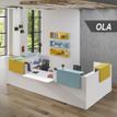 3253310460799-Banque d'accueil Module d'extrémité PMR OLA - L100 x H72,5 x P115 cm - structure blanc p-P_405132654_2-1